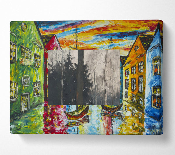  A Canvas Print of How About Winter Forest ? Canvas Print