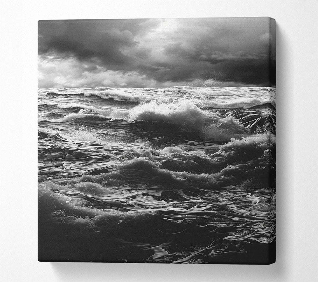  A Canvas Print of The Roaring Sea Canvas Print