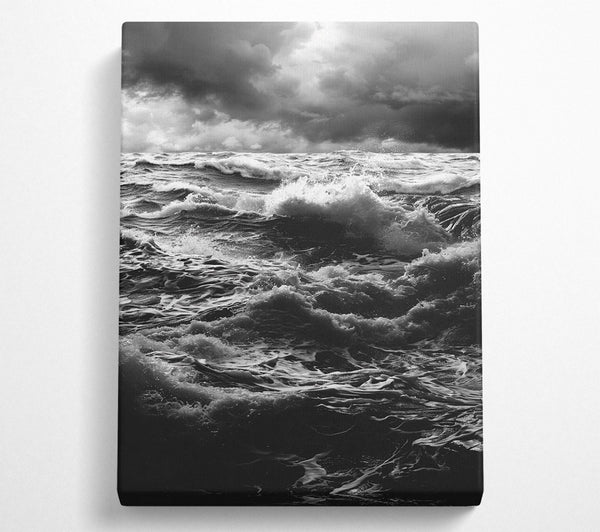  A Canvas Print of The Roaring Sea Canvas Print