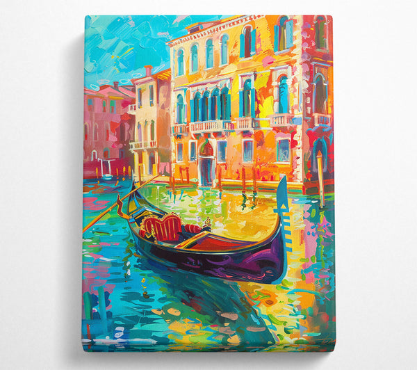 A Canvas Print of Gondola Ride Canvas Print