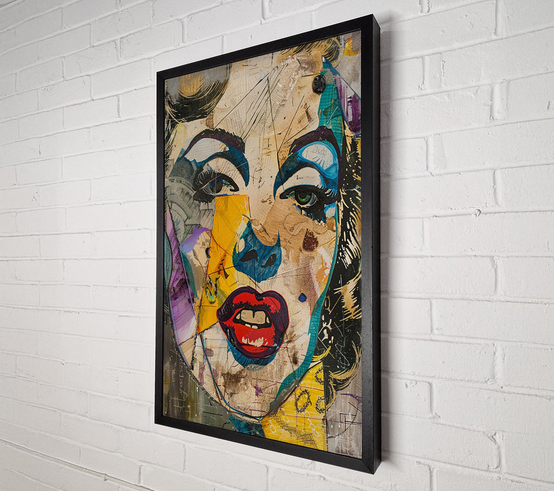  A Canvas Print of Marilyn Unmasked Canvas Art