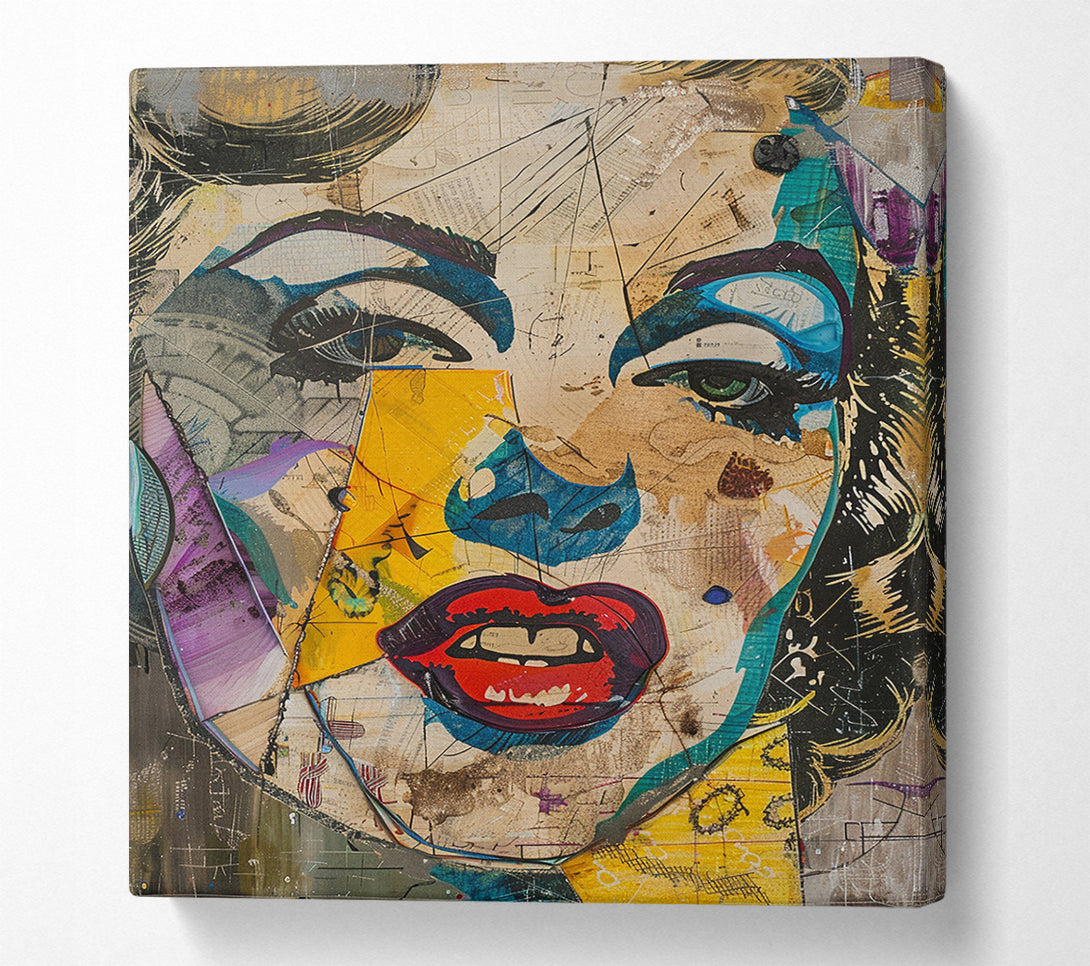  A Canvas Print of Marilyn Unmasked Canvas Art