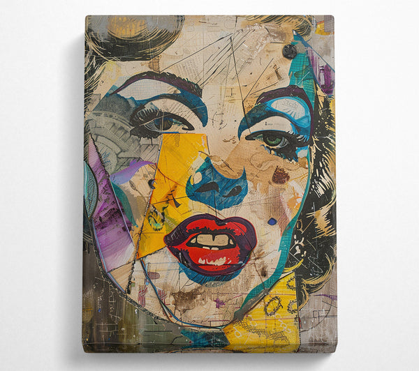  A Canvas Print of Marilyn Unmasked Canvas Art