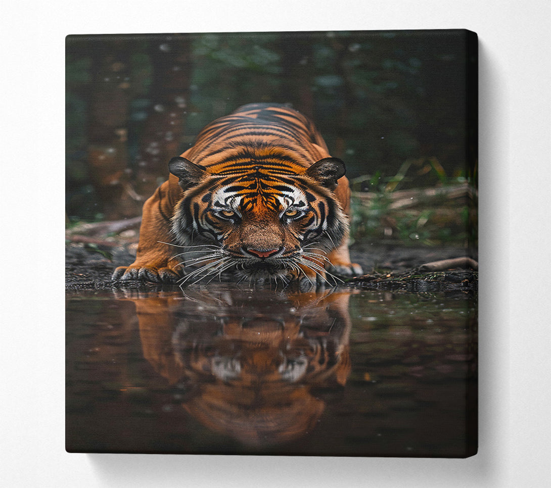  A Canvas Print of Eye Of The Tiger Canvas Wall Art