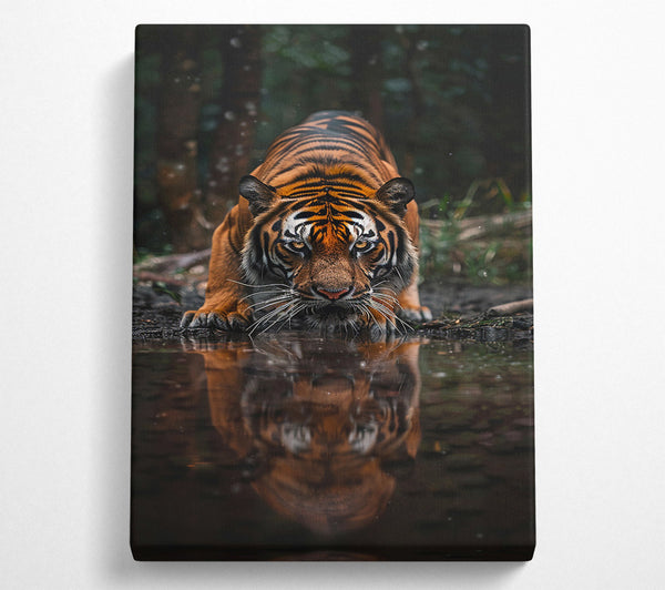  A Canvas Print of Eye Of The Tiger Canvas Wall Art