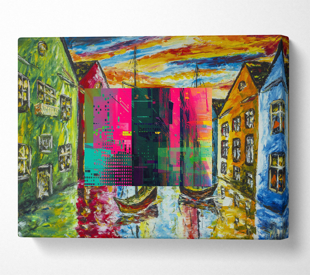  A Canvas Print of Urban Decay Canvas Print