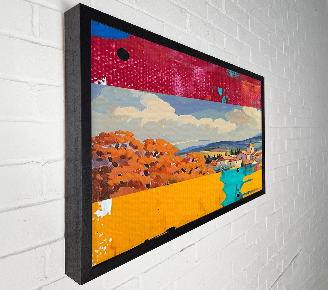  A Canvas Print of Tuscan Afternoon Canvas Wall Art