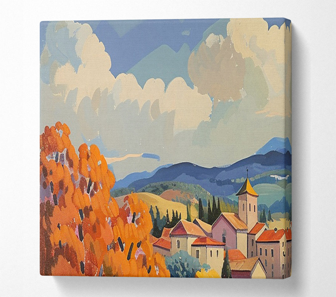  A Canvas Print of Tuscan Afternoon Canvas Wall Art