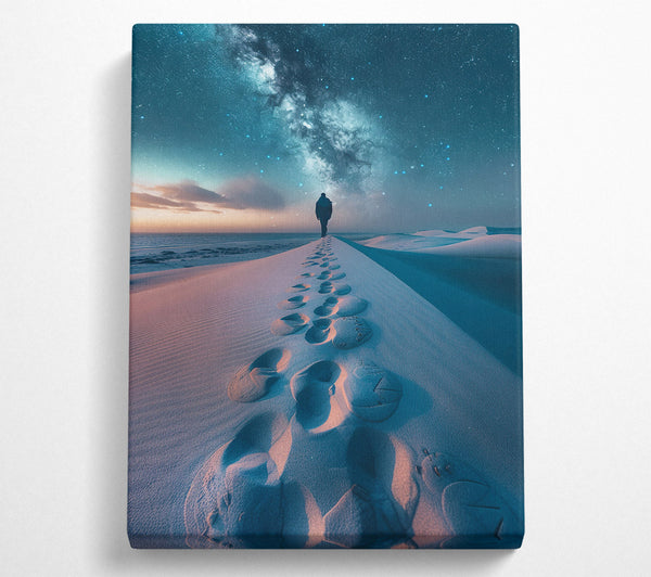  A Canvas Print of Desert Nightfall Canvas Print