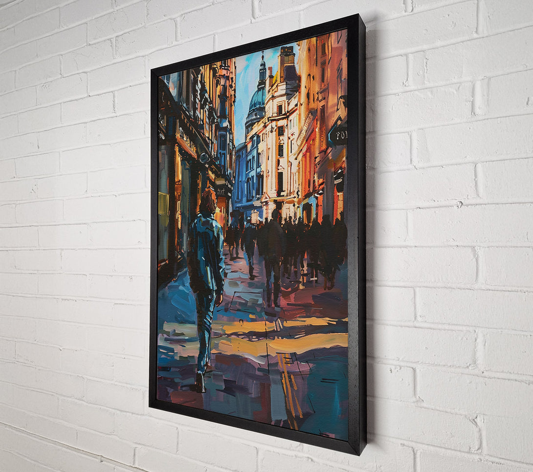  A Canvas Print of How About City Walk ? Canvas Wall Art