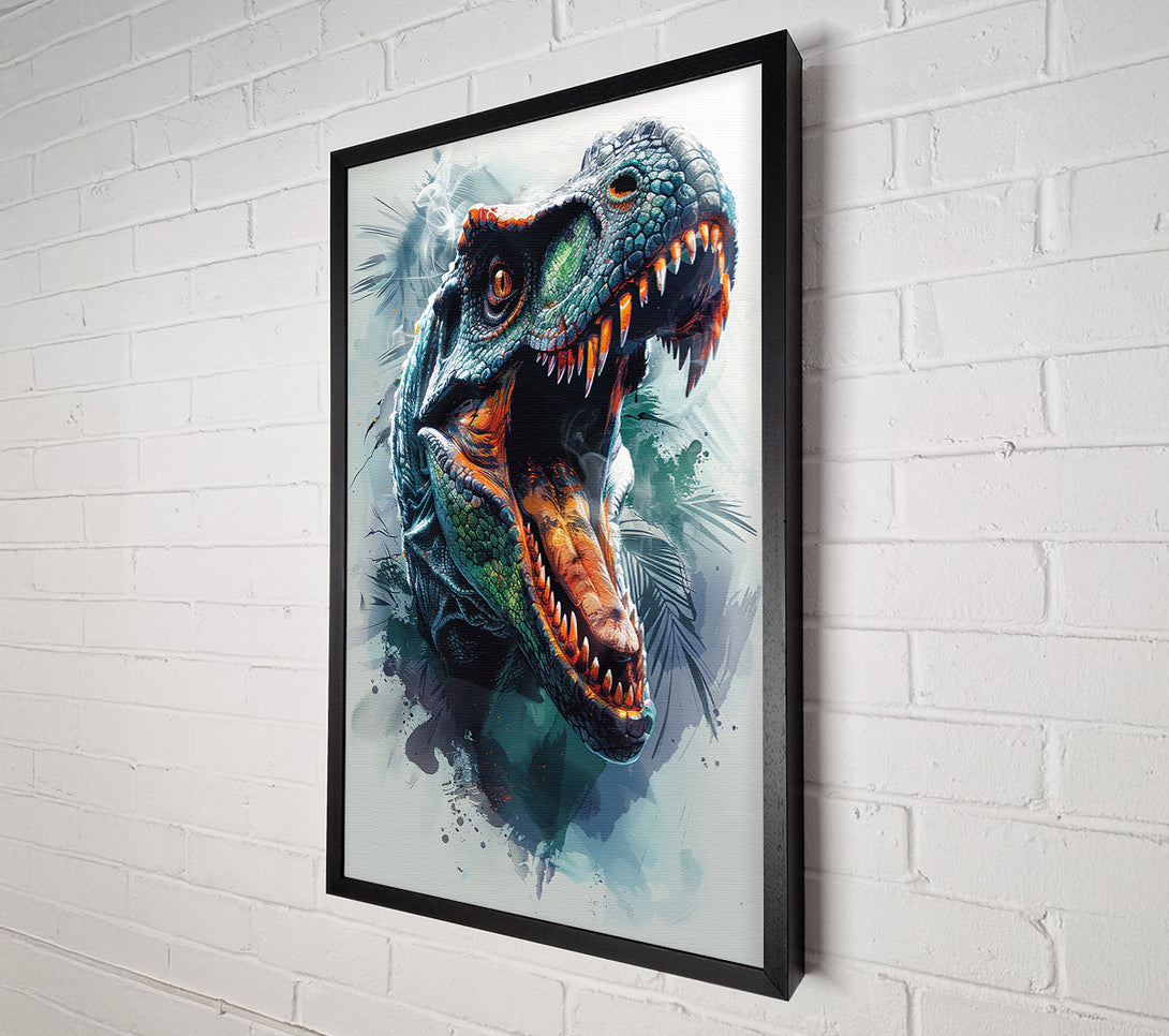  A Canvas Print of The Tyrant'S Roar Canvas Print