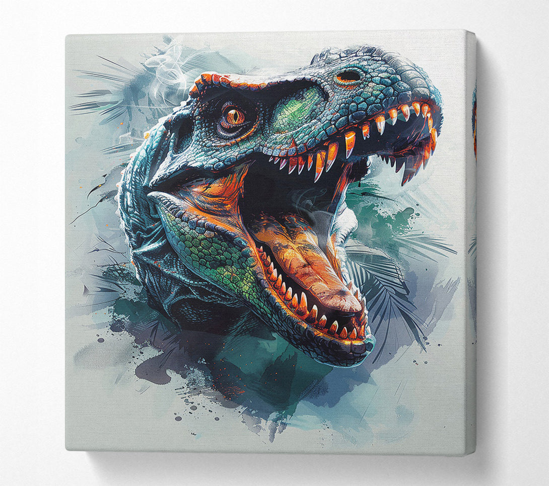  A Canvas Print of The Tyrant'S Roar Canvas Print