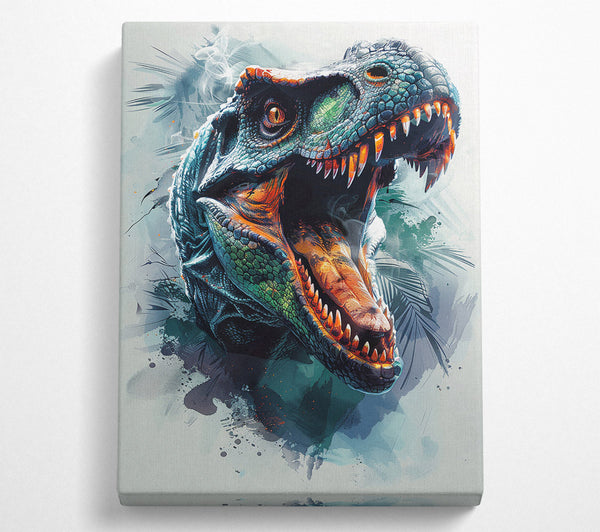  A Canvas Print of The Tyrant'S Roar Canvas Print