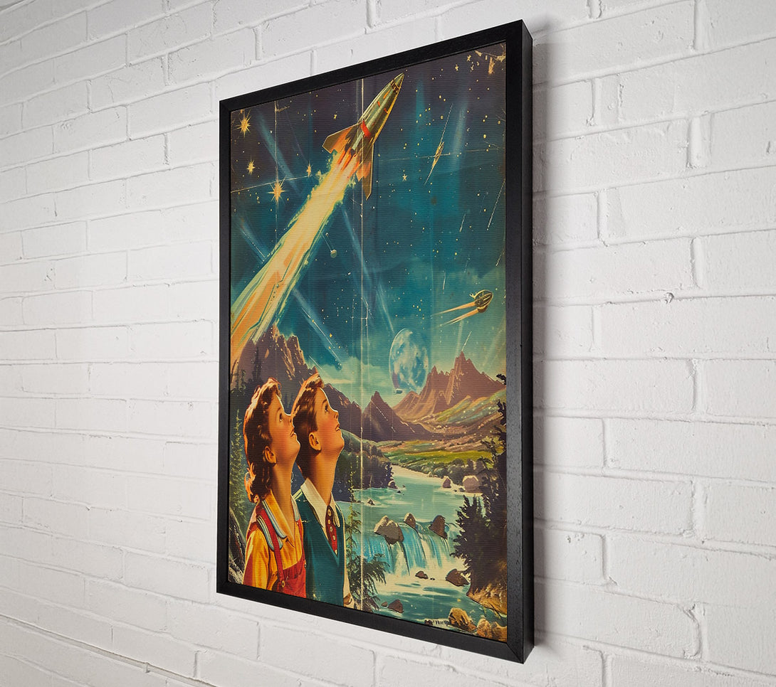  A Canvas Print of The Future Is Now Canvas Print