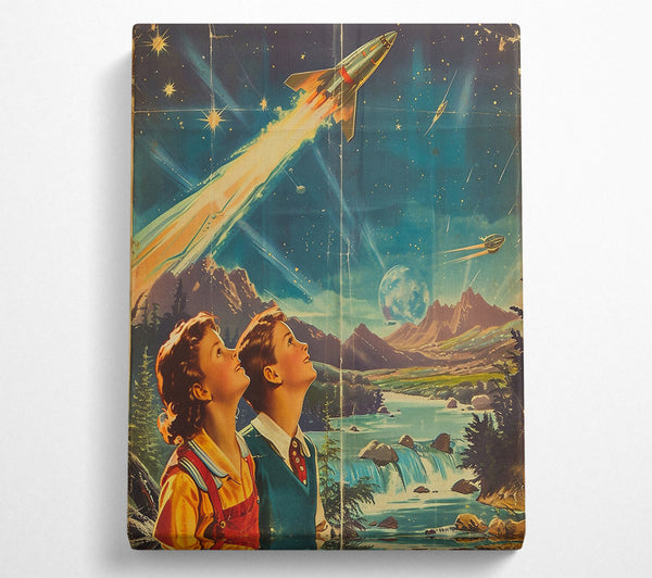  A Canvas Print of The Future Is Now Canvas Print