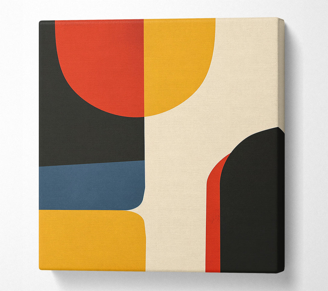  A Canvas Print of Primary Shapes Canvas Art