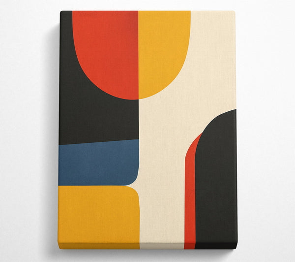  A Canvas Print of Primary Shapes Canvas Art