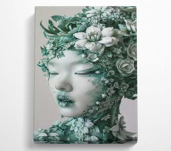  A Canvas Print of A Visage Of Spring Canvas Wall Art