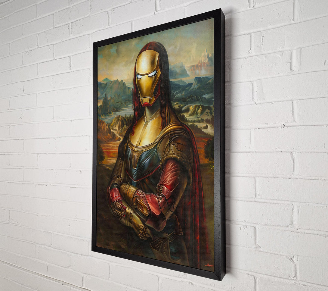  A Canvas Print of Iron Mona Lisa Canvas Art
