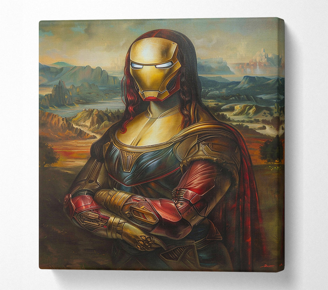  A Canvas Print of Iron Mona Lisa Canvas Art