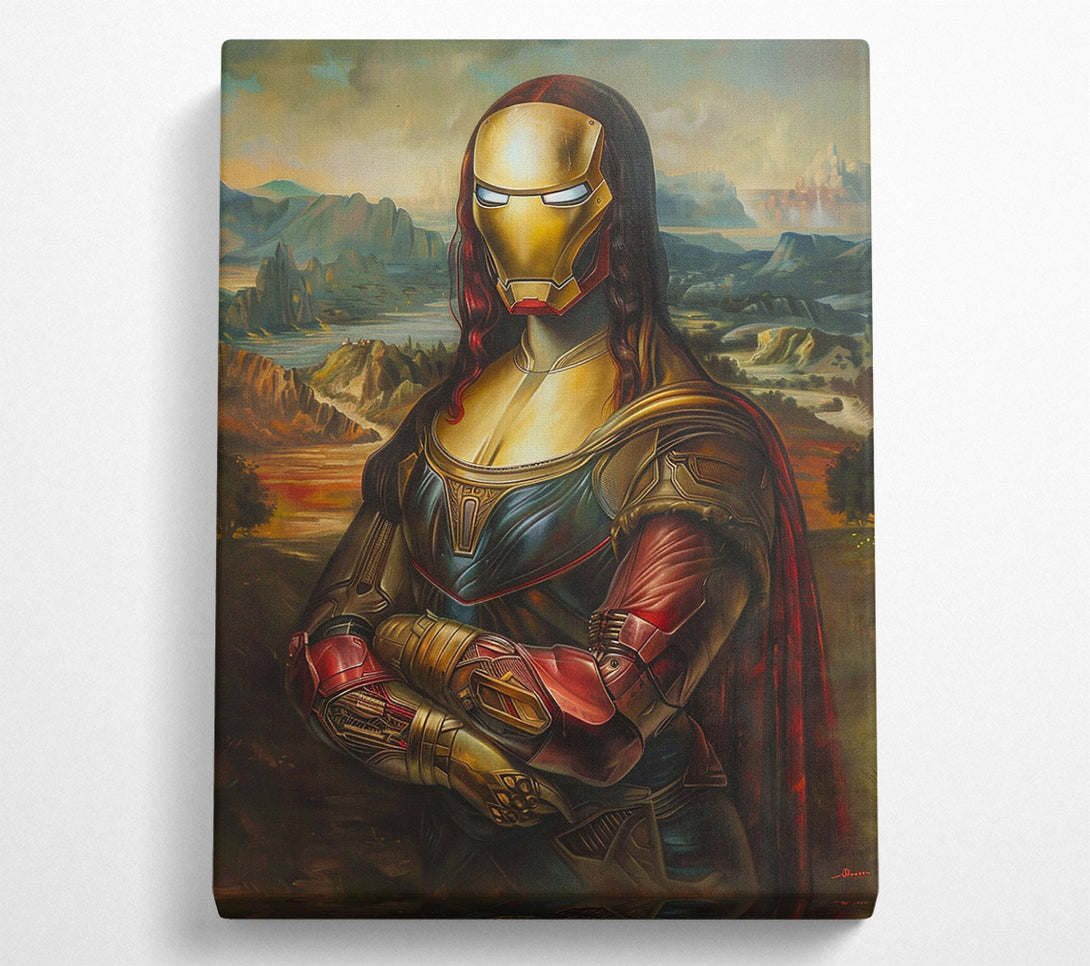  A Canvas Print of Iron Mona Lisa Canvas Art