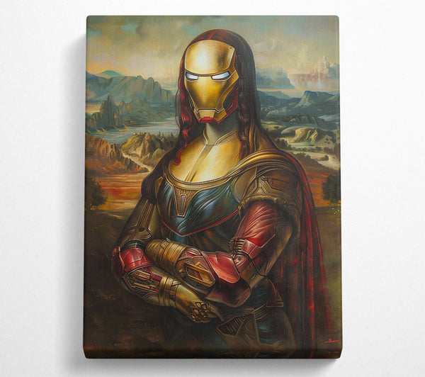  A Canvas Print of Iron Mona Lisa Canvas Art