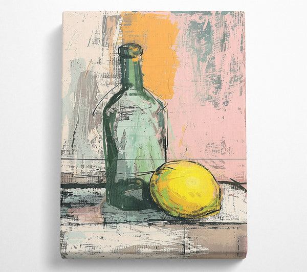  A Canvas Print of A Simple Still Life Canvas Print