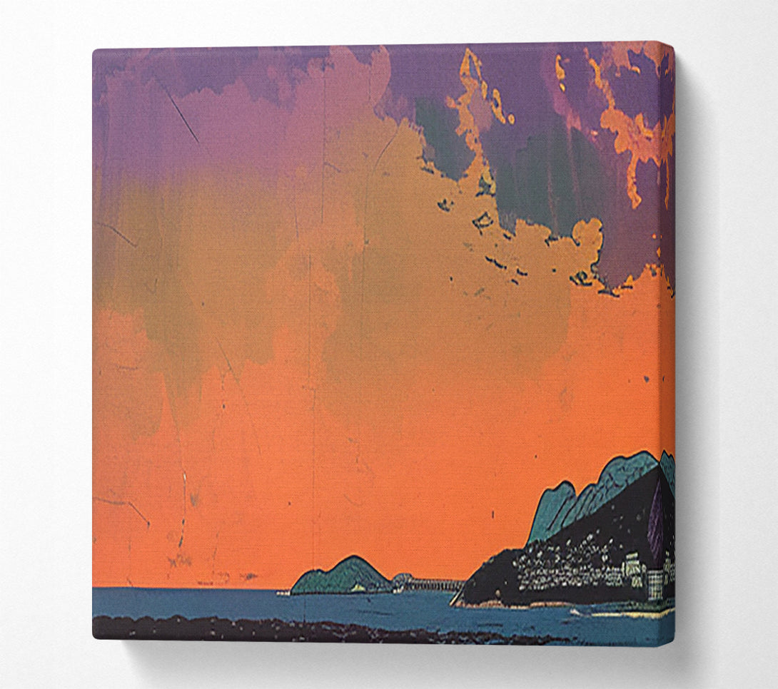  A Canvas Print of Distant Shores Canvas Print