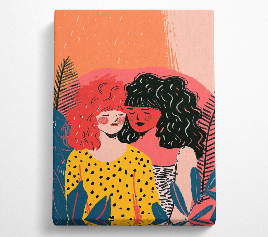  A Canvas Print of The Embrace Canvas Wall Art