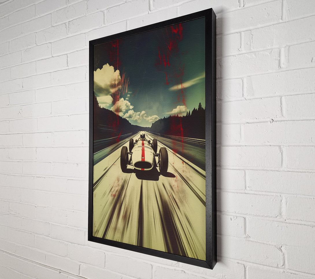  A Canvas Print of Vintage Speed Canvas Print