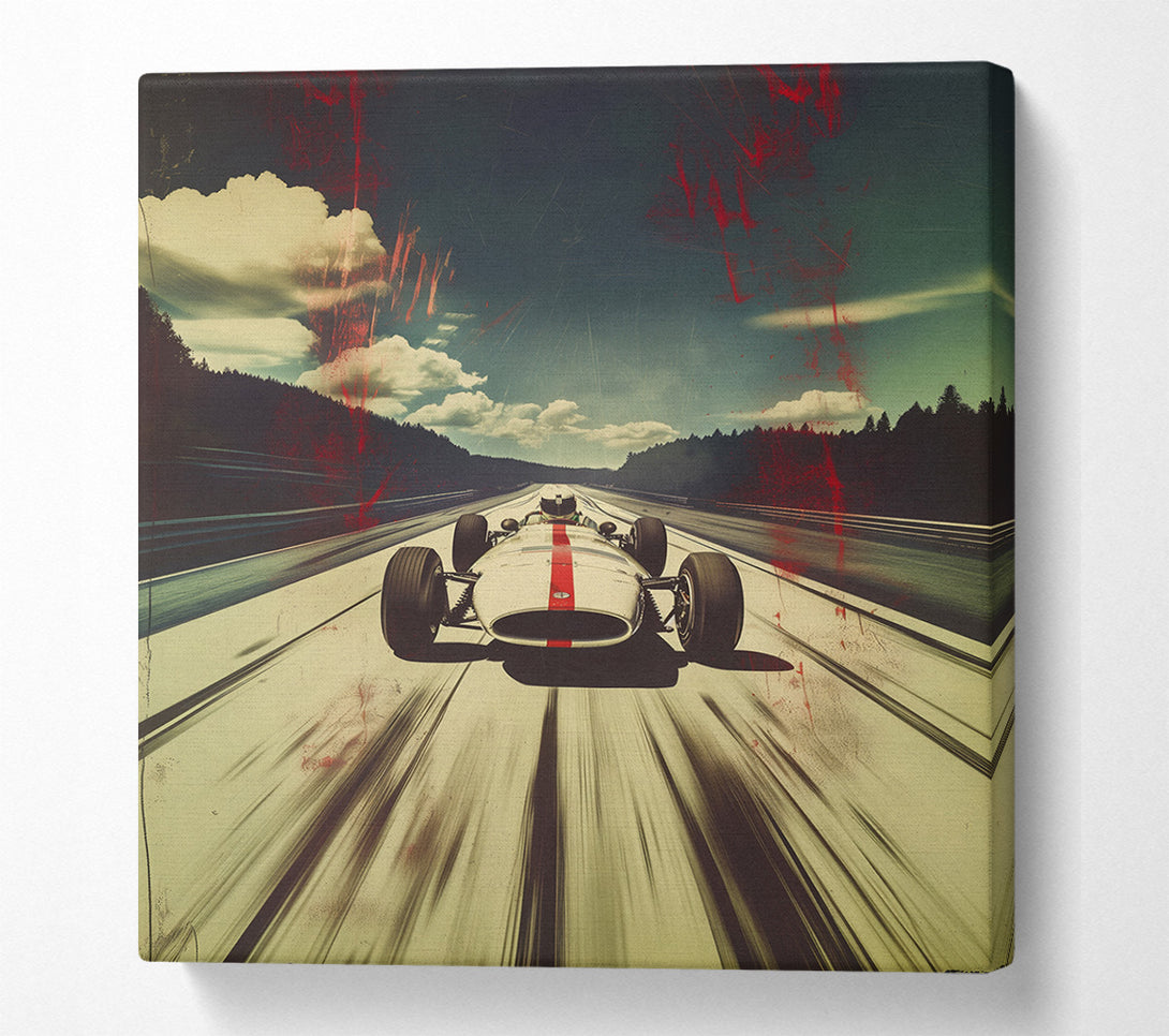  A Canvas Print of Vintage Speed Canvas Print