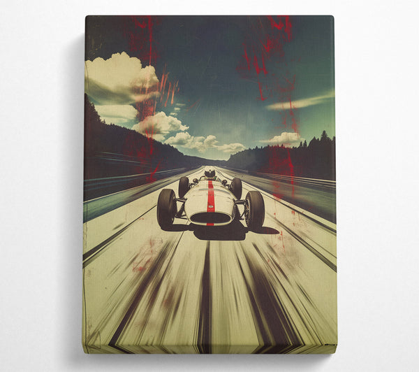  A Canvas Print of Vintage Speed Canvas Print