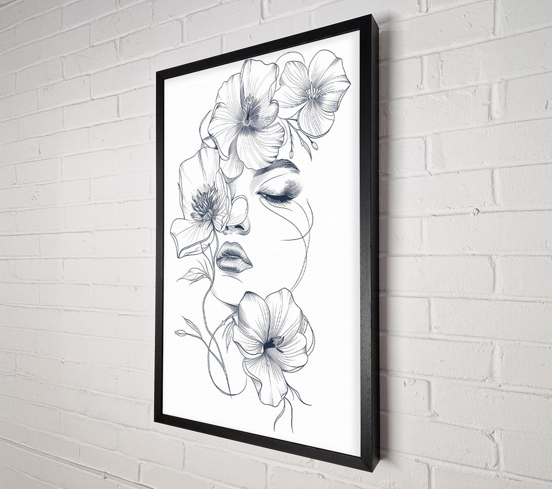 A Canvas Print of Floral Reverie Canvas Art