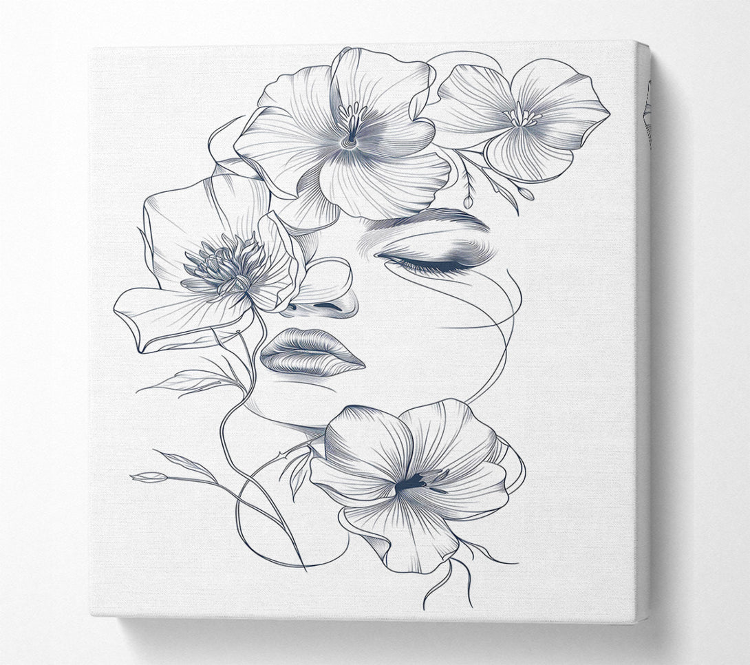  A Canvas Print of Floral Reverie Canvas Art