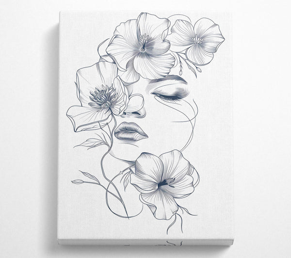  A Canvas Print of Floral Reverie Canvas Art