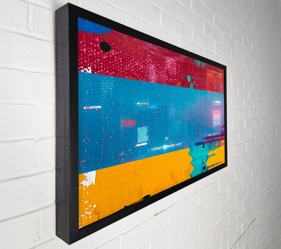  A Canvas Print of City Lights Canvas Art