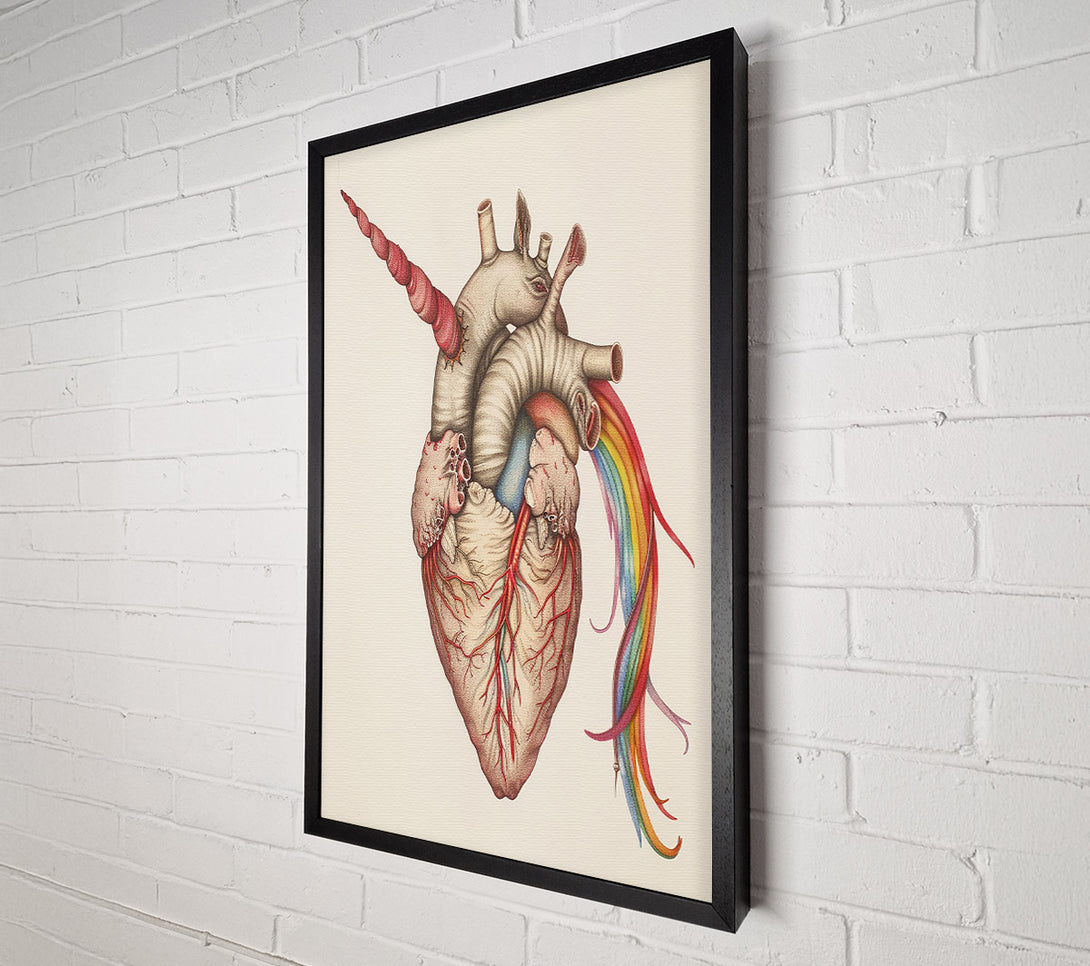  A Canvas Print of The Unicorn'S Heart Canvas Print