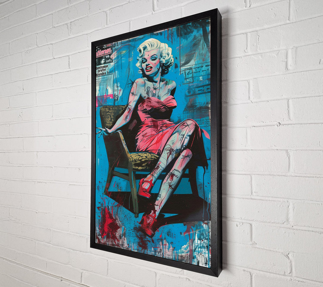  A Canvas Print of Marilyn Monroe: A Modern Icon Canvas Art