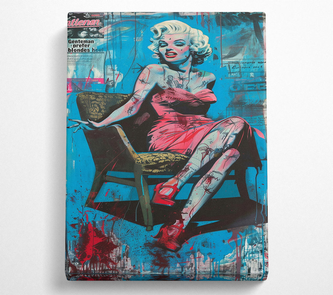  A Canvas Print of Marilyn Monroe: A Modern Icon Canvas Art