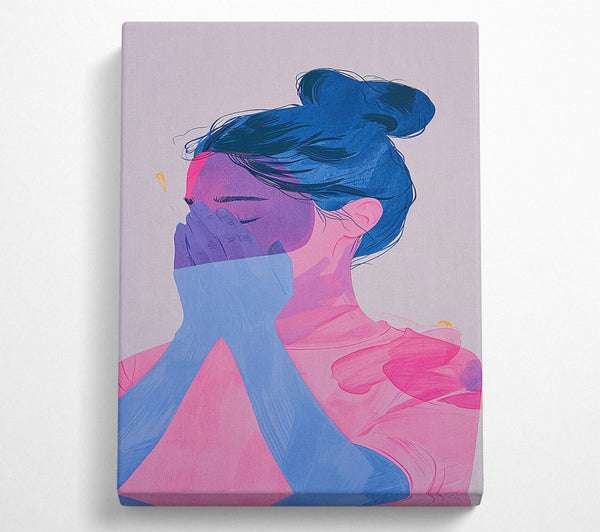  A Canvas Print of Self-Portrait Canvas Print