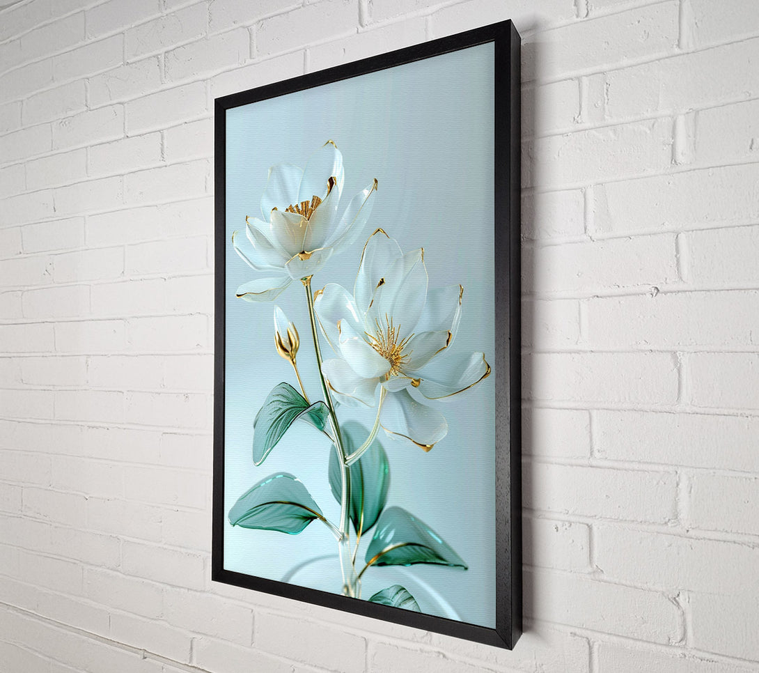  A Canvas Print of Crystal Blooms Canvas Print