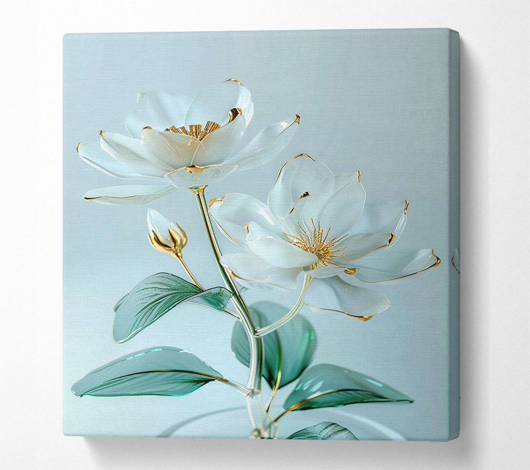  A Canvas Print of Crystal Blooms Canvas Print