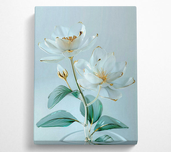  A Canvas Print of Crystal Blooms Canvas Print