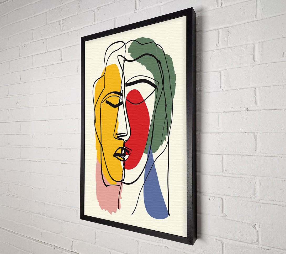  A Canvas Print of The Kiss Canvas Wall Art
