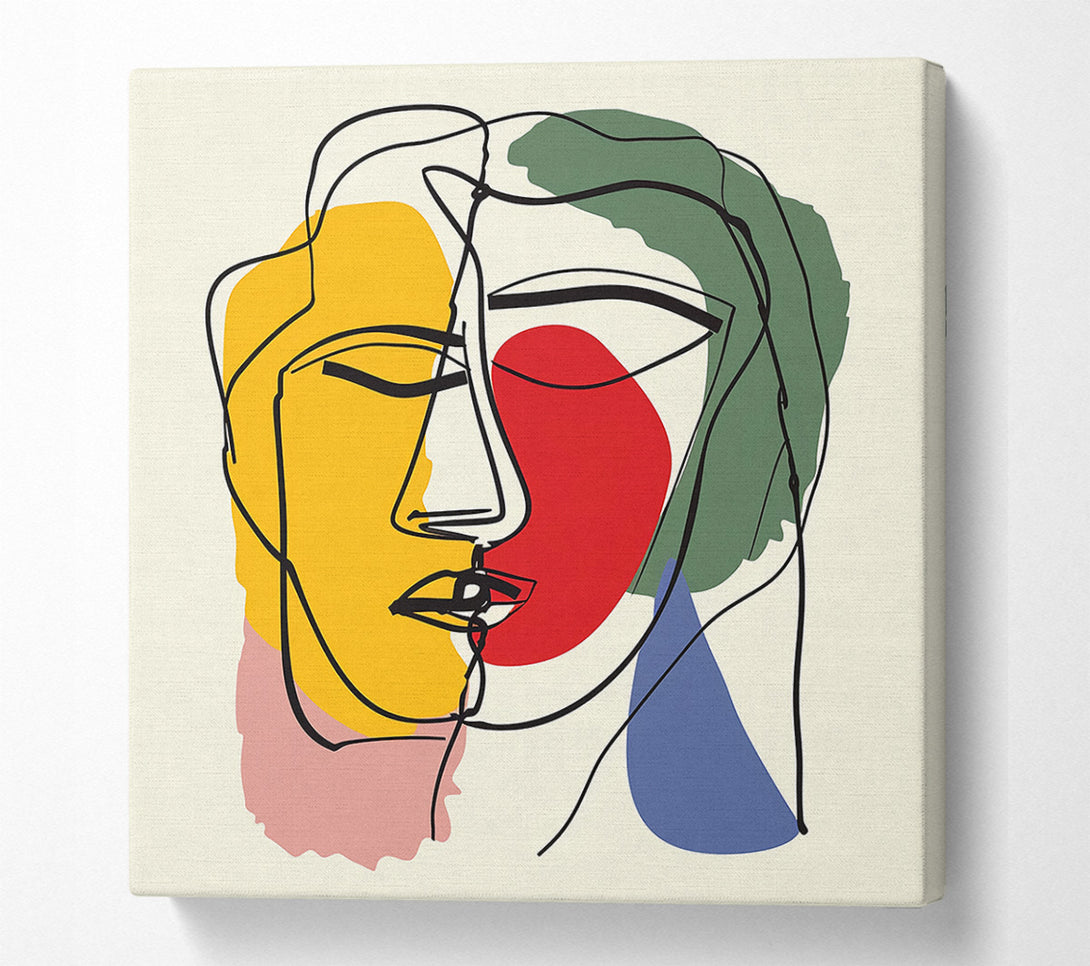  A Canvas Print of The Kiss Canvas Wall Art