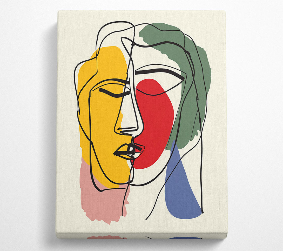  A Canvas Print of The Kiss Canvas Wall Art