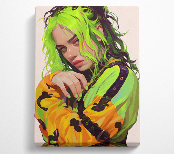  A Canvas Print of Billie Eilish Canvas Art