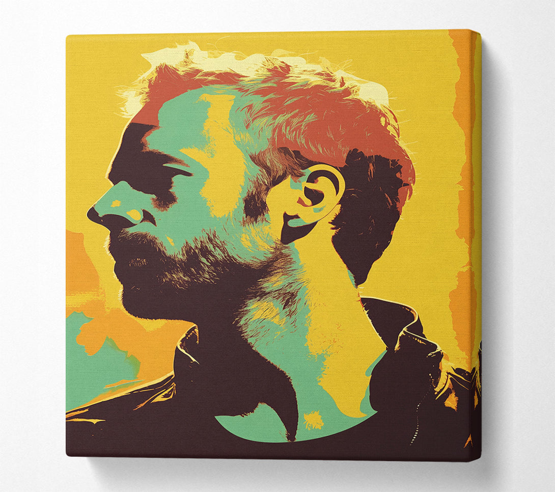  A Canvas Print of Technicolor Portrait Canvas Art