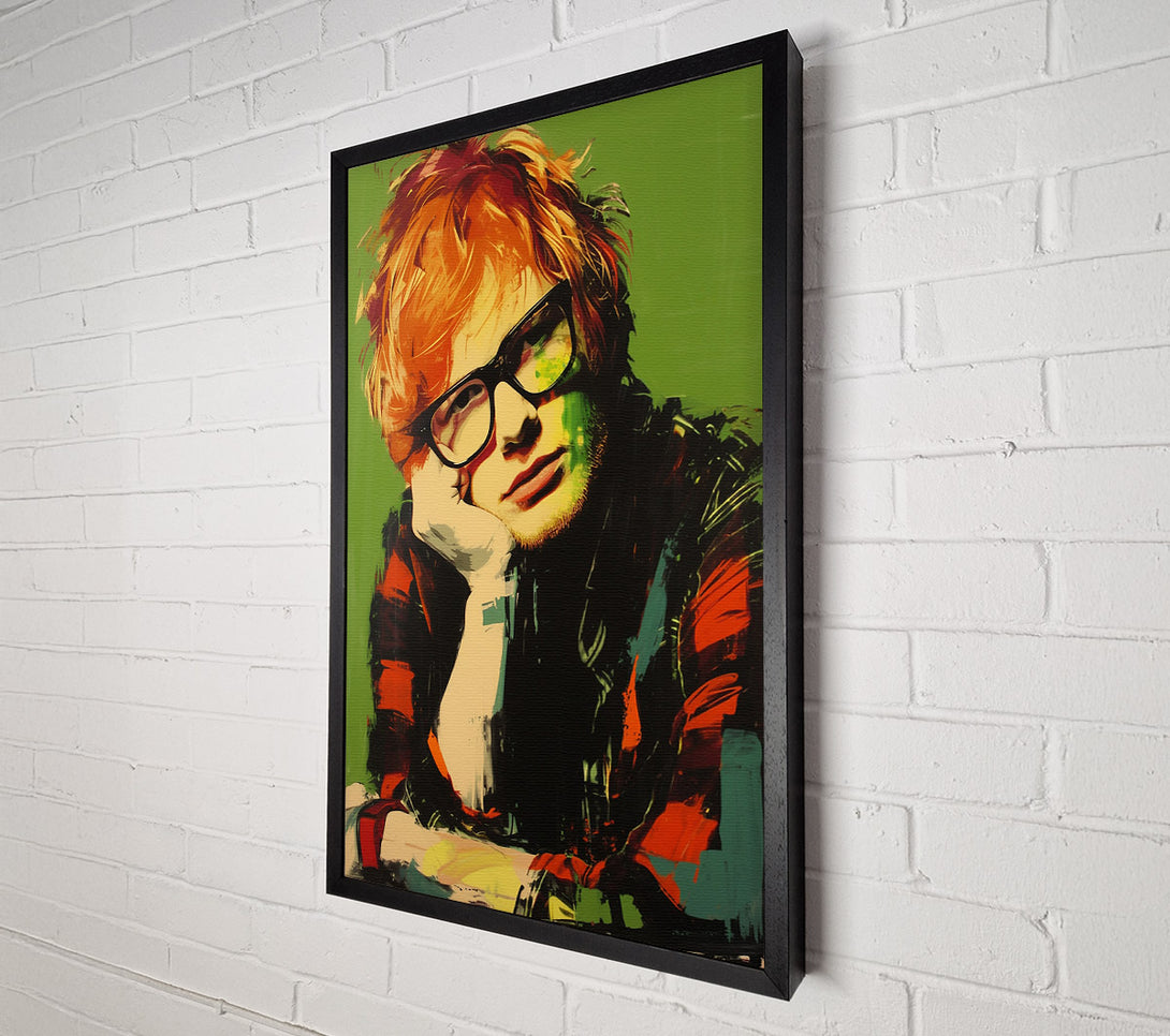  A Canvas Print of Edgy Ed Canvas Wall Art