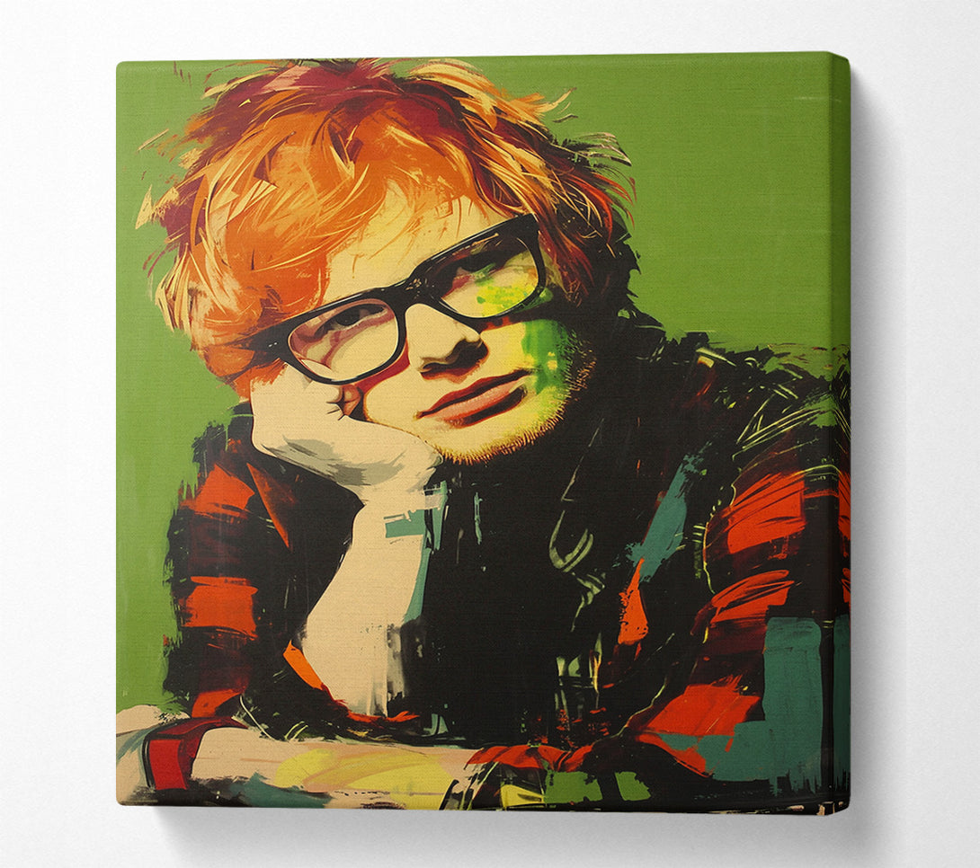  A Canvas Print of Edgy Ed Canvas Wall Art